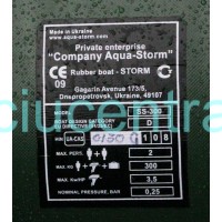 AQUA STORM SS300 pripučiama PVC valtis